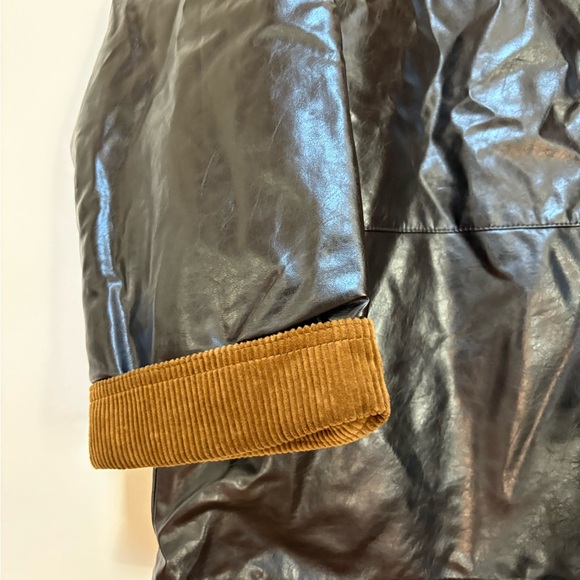 NWOT Maeve Patent Chore Jacket Size Small - Picture 13 of 15